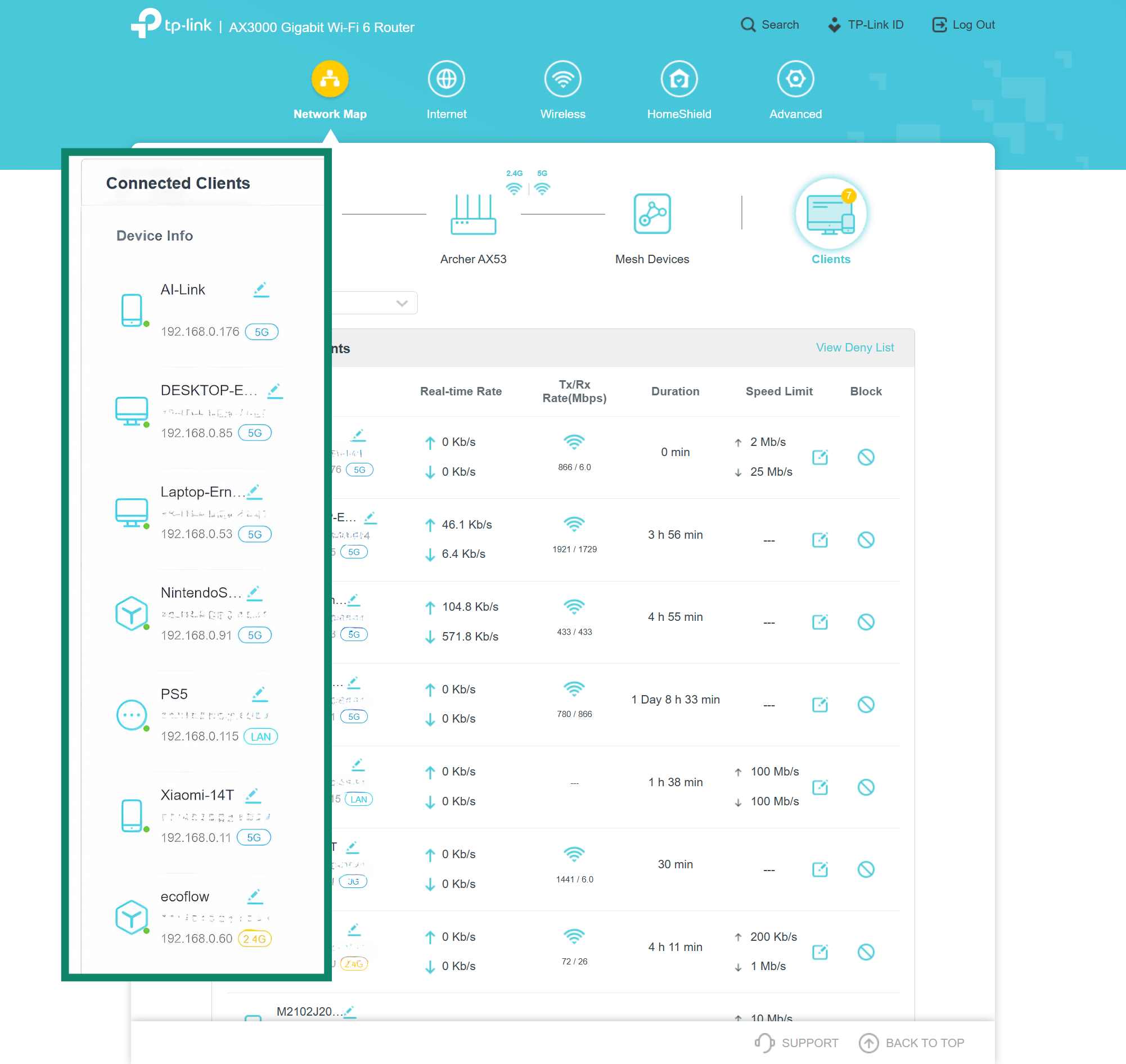 Remove any devices with duplicate IPs.