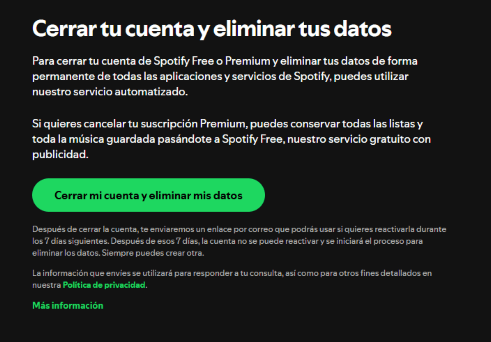 Visit The Account Closure Page Es