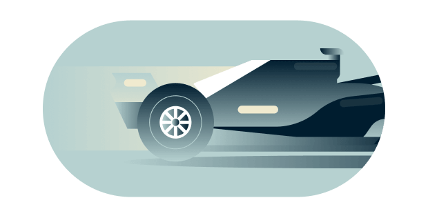 Gesta prelaska prstom preko ikone za međuspremanje kako bi se ilustrirao prolazak kroz internetsku vezu čija je brzina ograničena.