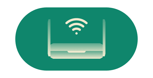 Wi-Fi 링크 Aircove Go의 독점 기능입니다. 케이블 없이 다른 와이파이 네트워크를 통해 인터넷에 연결하세요.