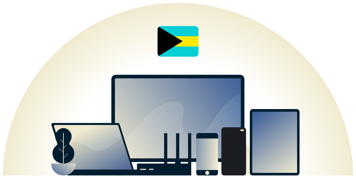 VPN for Bahamas for beskytter en rekke enheter.
