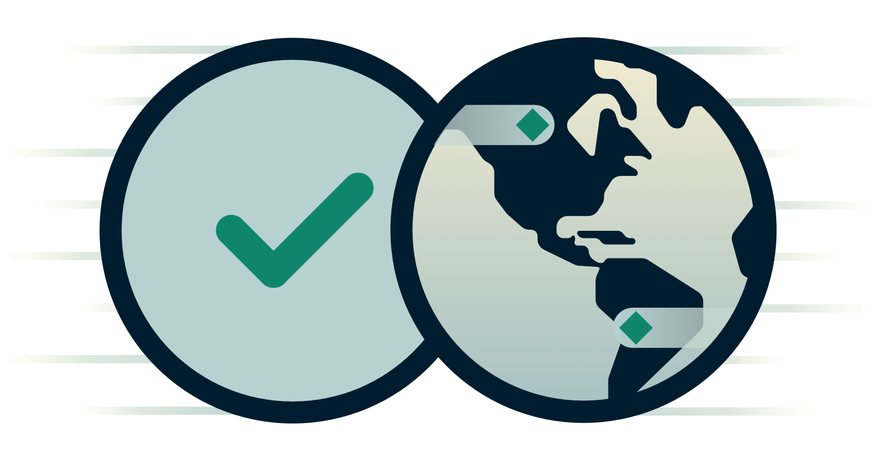 Klode ved siden av en hake.