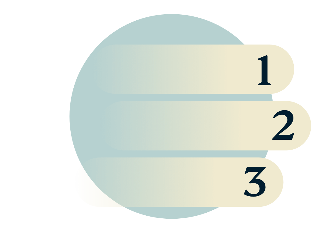 Installation facile comme 1-2-3.