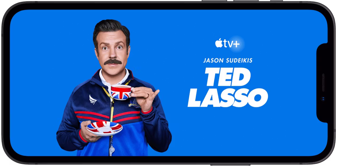Guarda Ted Lasso con una VPN per Apple TV+ su iPhone.