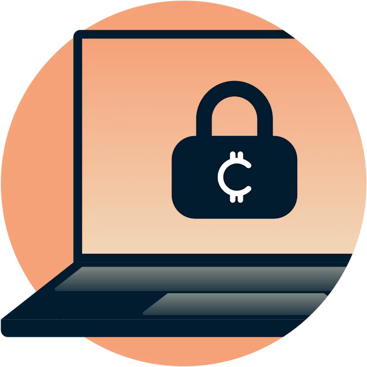 Cadenas de cryptomonnaie sur l'écran d'un ordinateur portable.