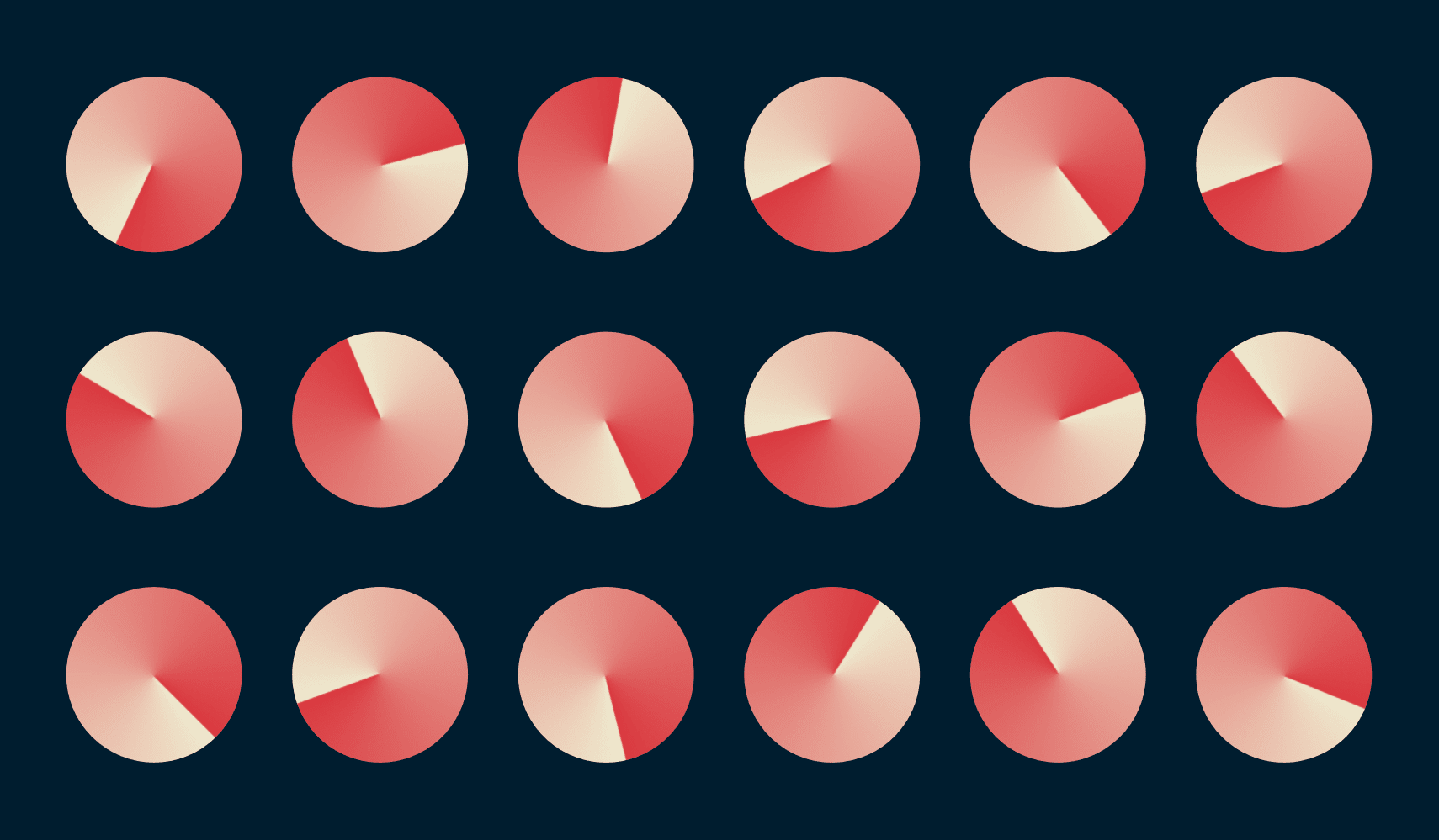 Tetris-achtige blokken die tonen hoe versnipperde software-updates inconsistenties kunnen veroorzaken tussen servers die geen Trusted Server-technologie gebruiken.