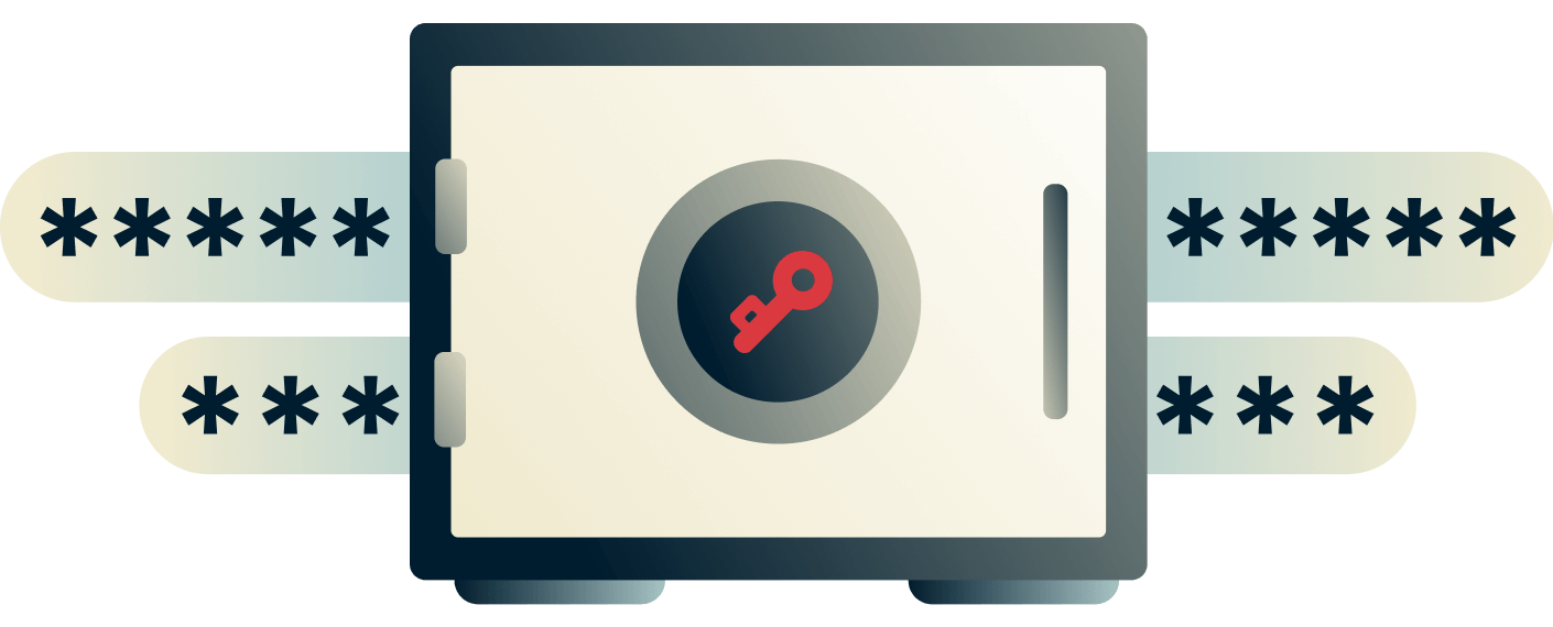 يشبه مدير كلمات المرور خزانة حديدية على الإنترنت تساعدك على حفظ معلوماتك الشخصية.